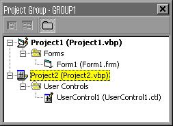 Project Group Window VB6 building User Control
