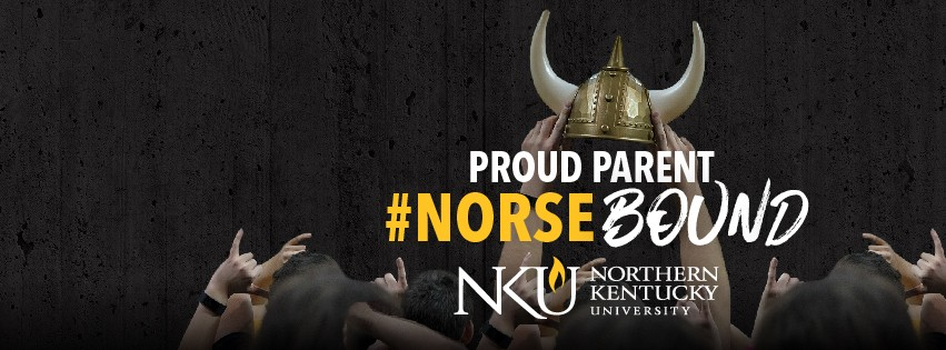#NORSEBOUND cover photo with yellow background and NKU logo