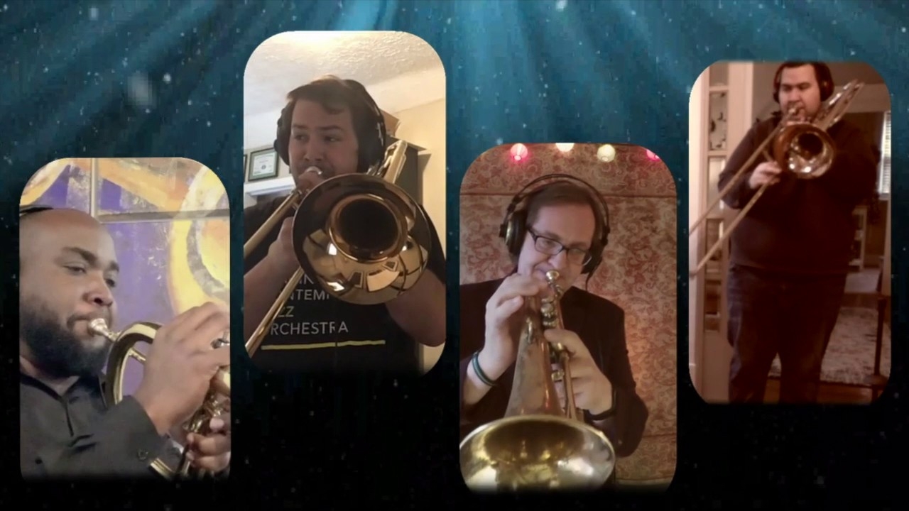 Faculty playing instrument