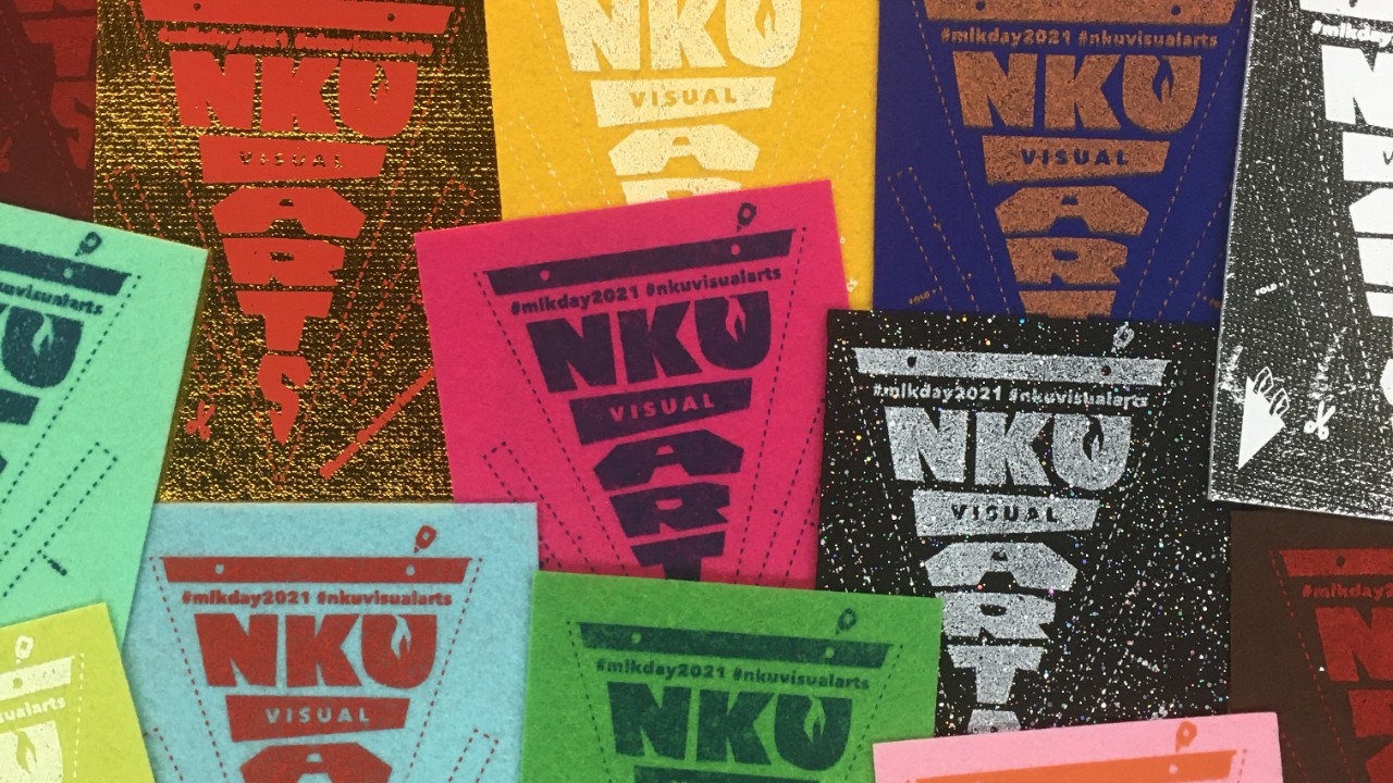 Multi-colored pennants