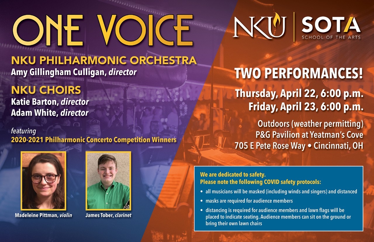 One Voice concert poster
