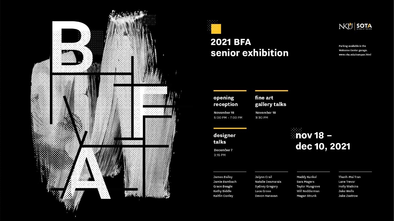 Fall 2021 BFA poster