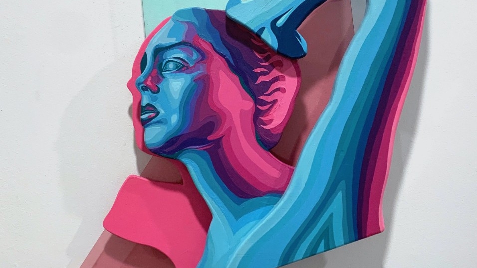 Painted artwork