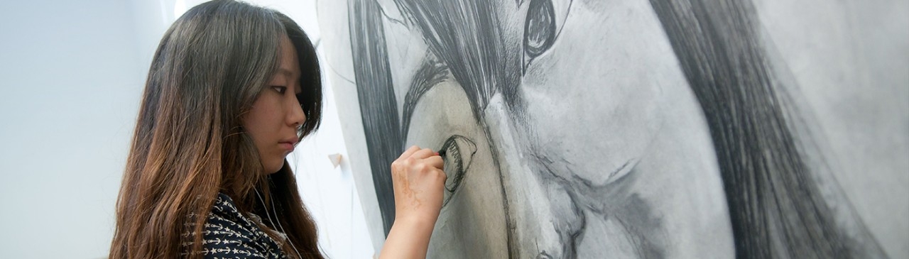 design students working