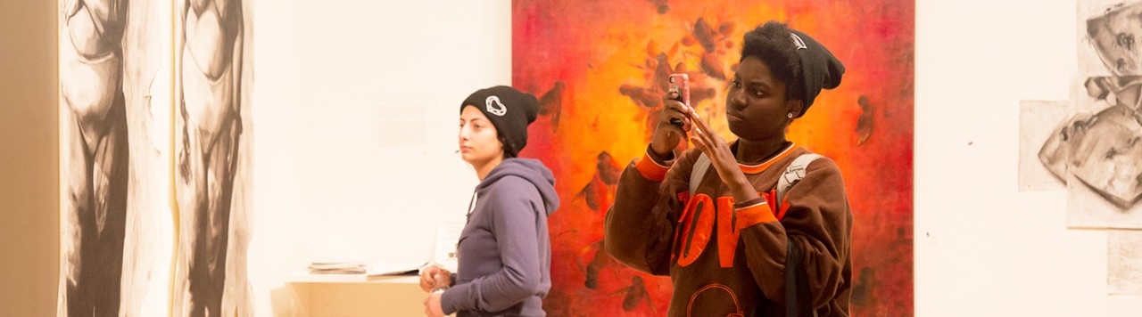 design students working