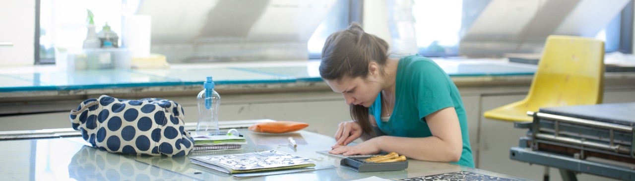 design students working