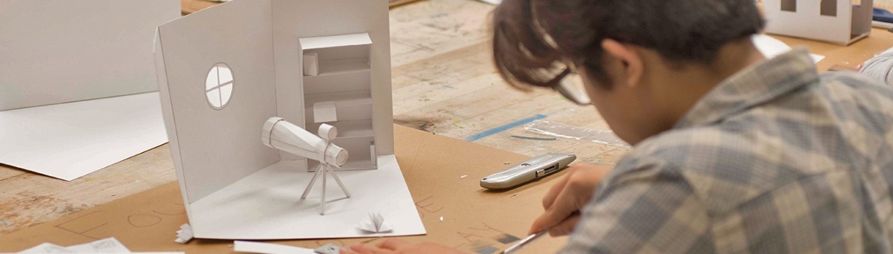 design students working