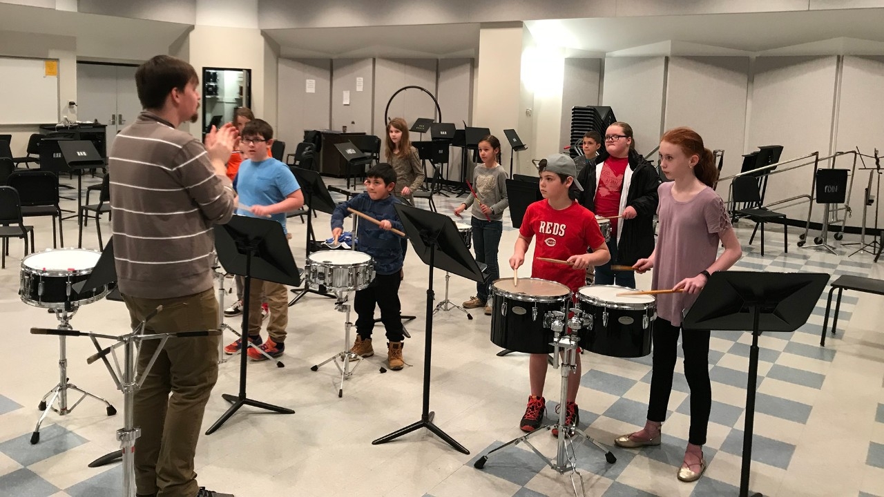 Music student teaching