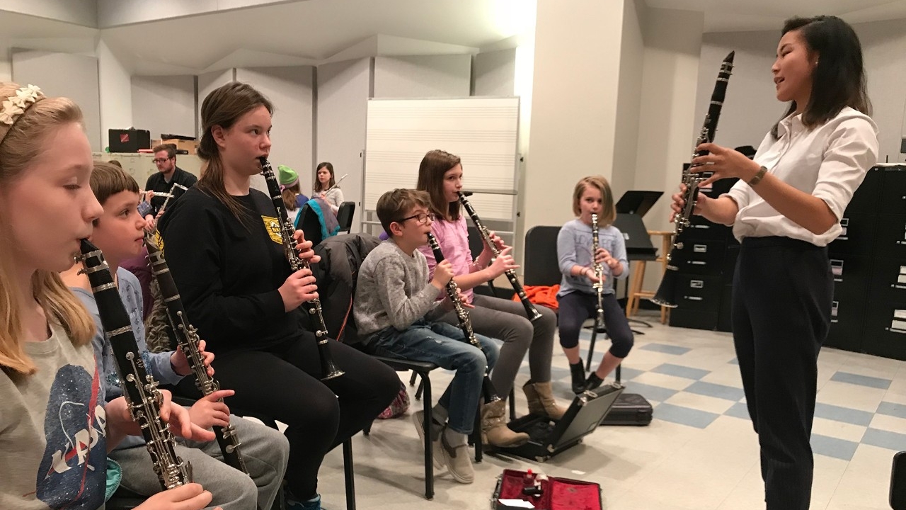 Music student teaching