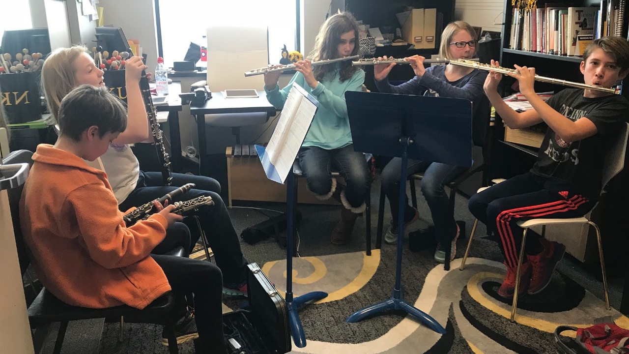 Music student teaching