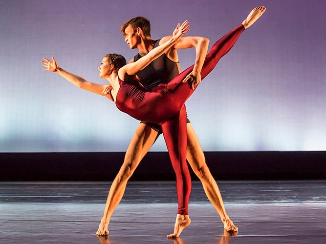 Students riding bikes