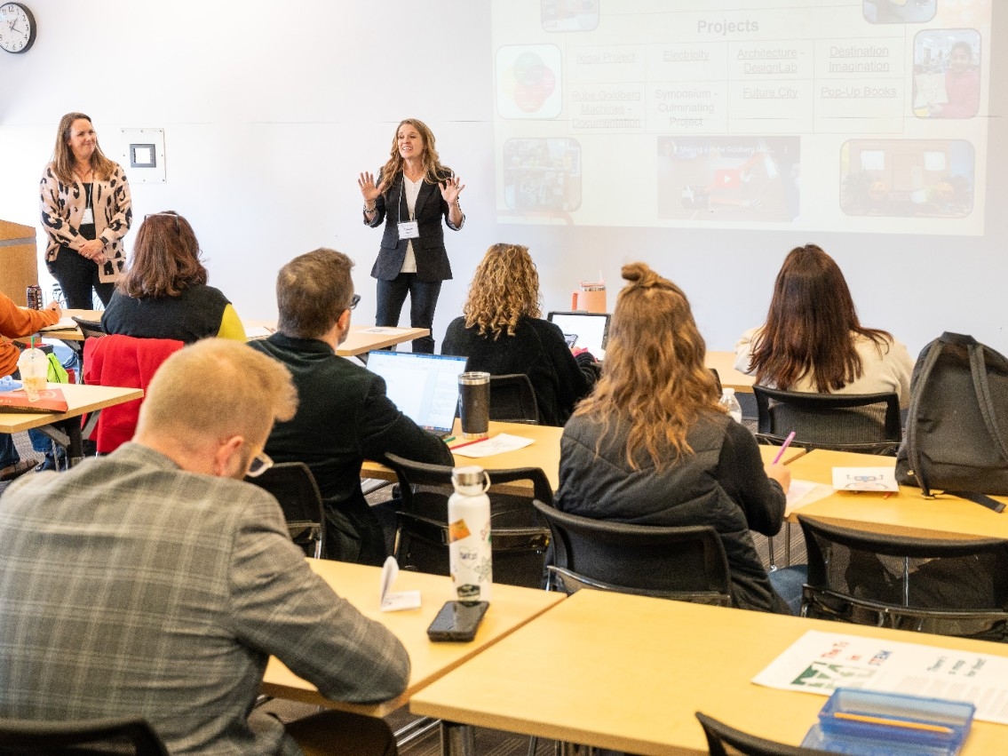 Teachers share their P-12 STEM instructional methods with fellow educators.