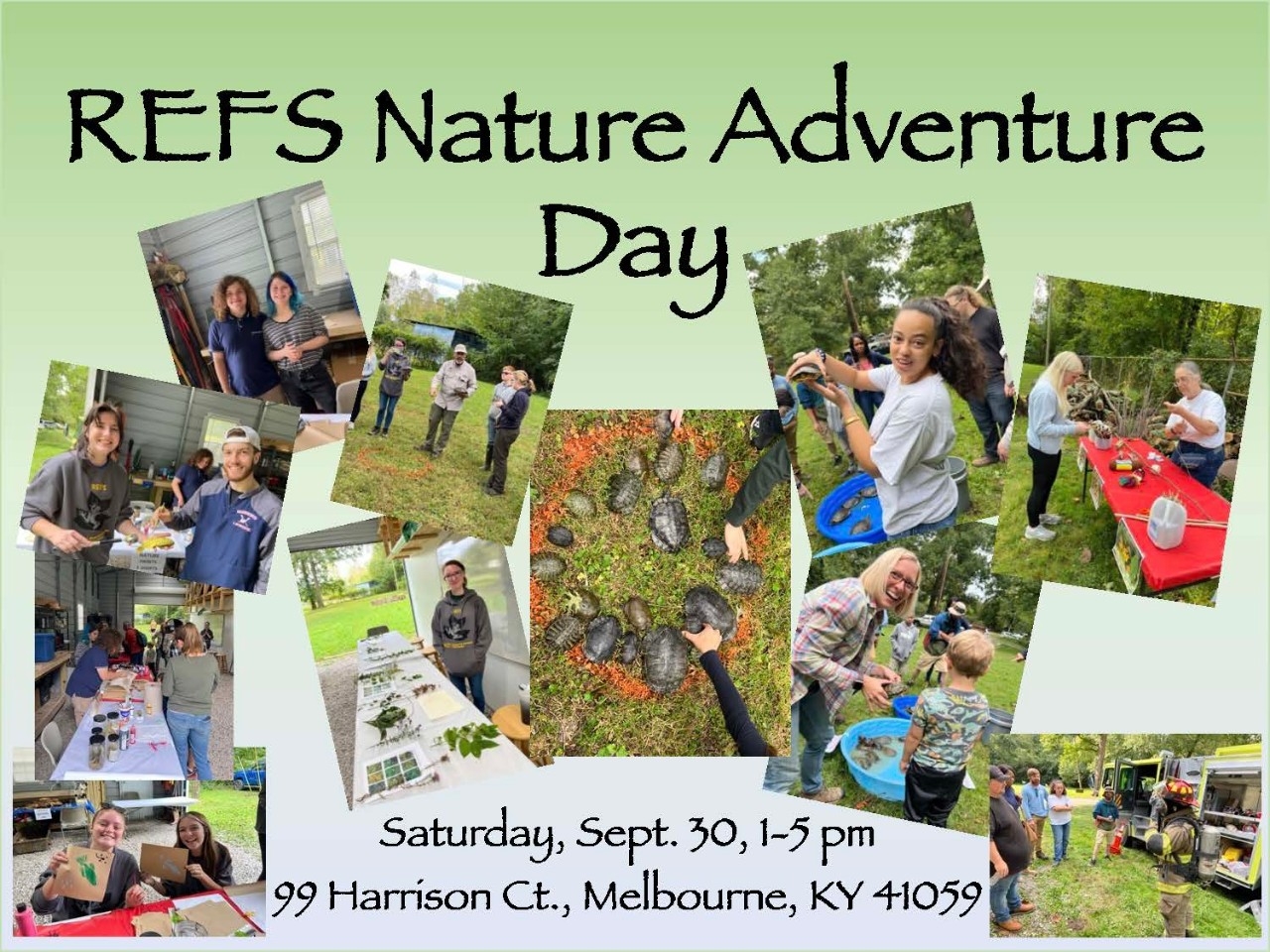 REFS Nature Adventure Day Acrtivities 2023