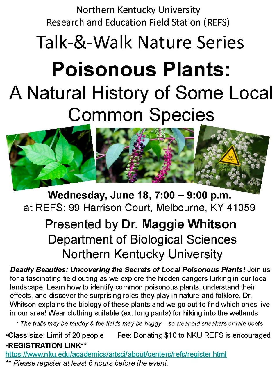 REFS Talk-&-Walk Poisonous Plants 2025