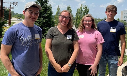 Dr. Emily Shifley and research students