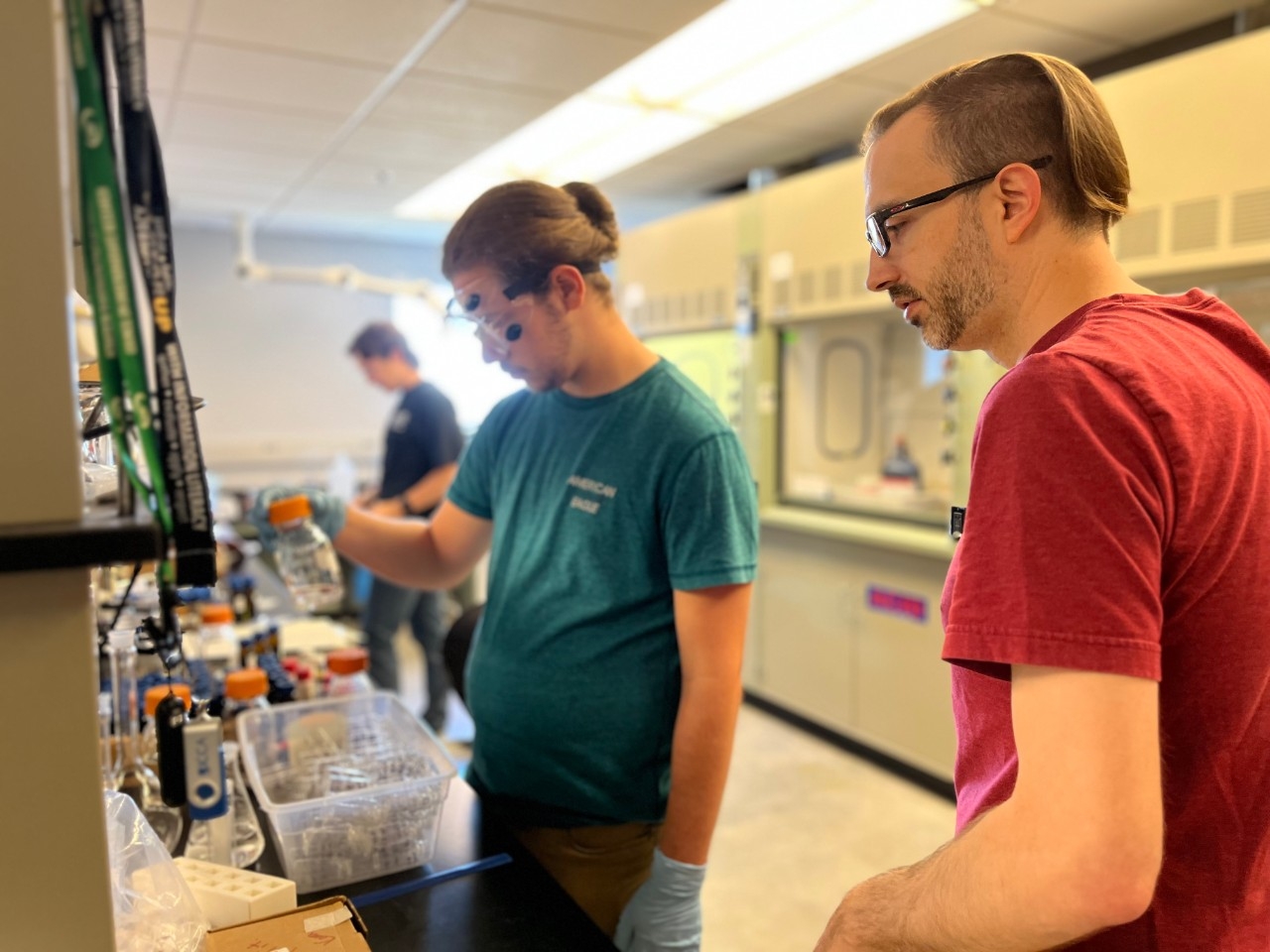 Chemistry faculty oversees student research in the lab