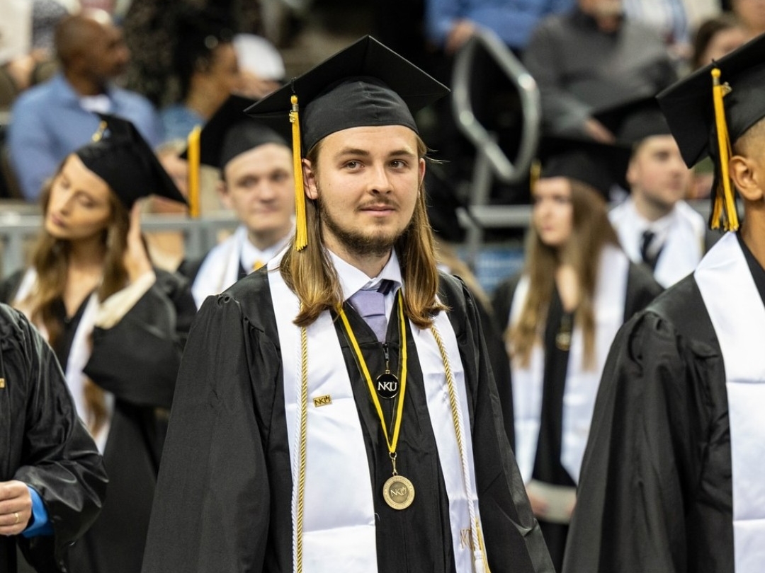 Student at graduation