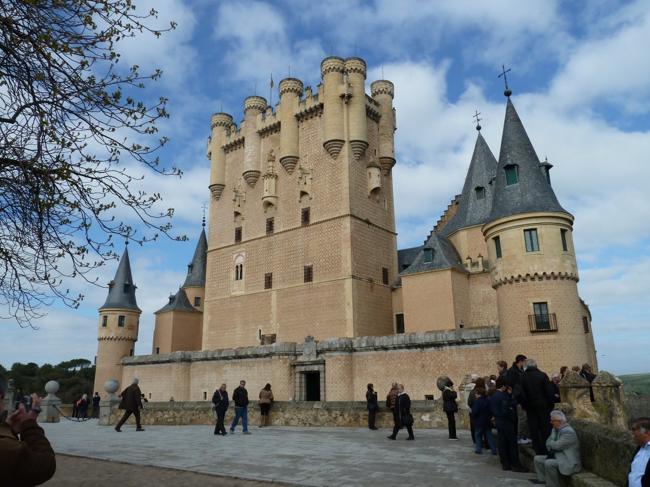 The Alcazar of Segovia (Spain).