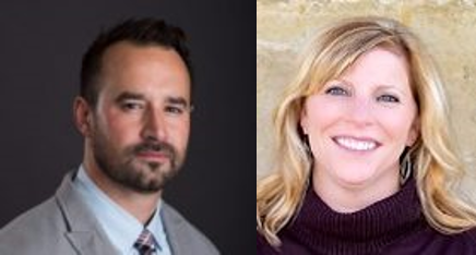 Justin Otto and Stacie Strotman headshots