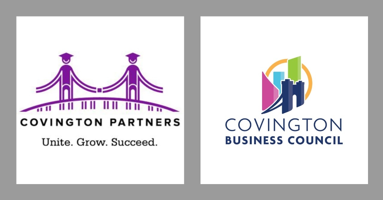 Covington Partners and Covington Business Council logos
