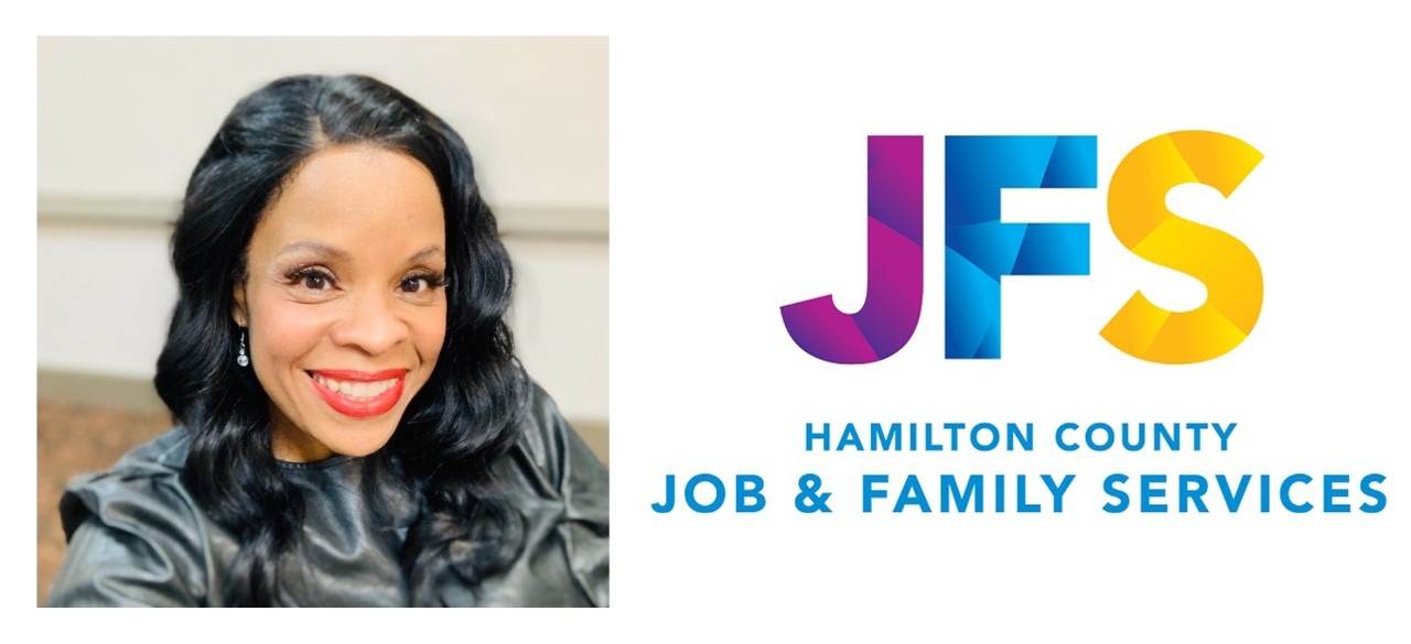 Sherri Jones headshot and JFS logo