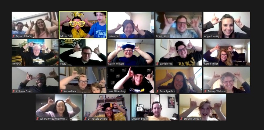 MPA Spring 2020 Virtual Graduation Screenshot Norsing Up