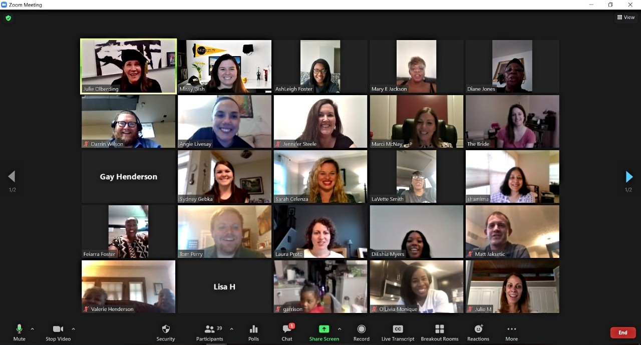 Screenshot of the Spring 2021 MPA Zoom Celebration