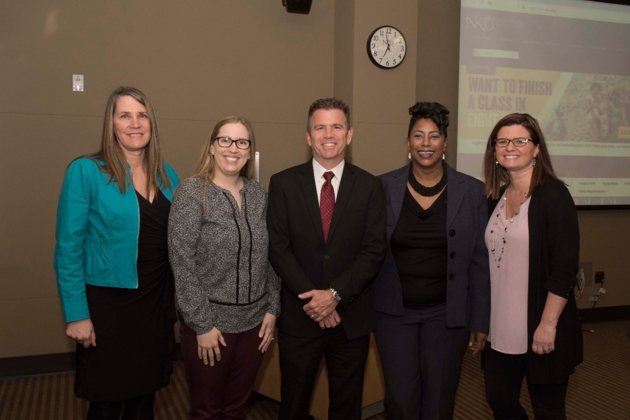 Dr. Olberding, Rachel Staley, Chris Moriconi, Alisa Berry, Missy Gish