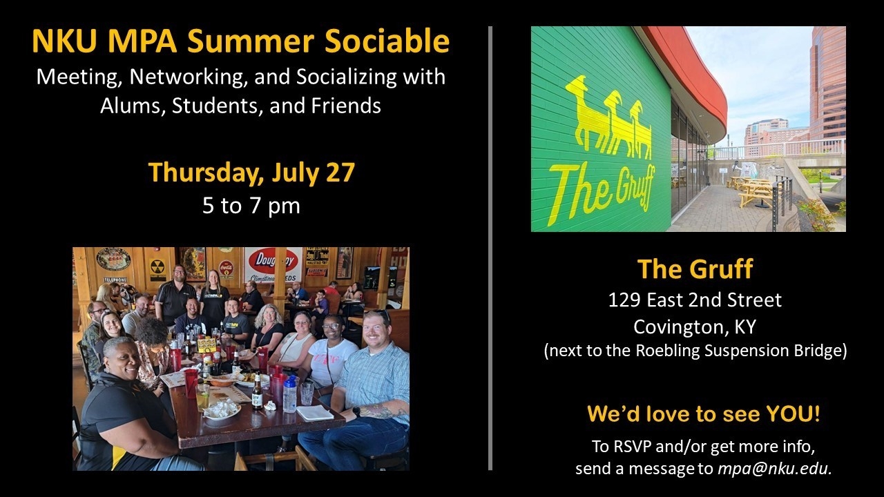 MPA Happy Hour at The Gruff flyer