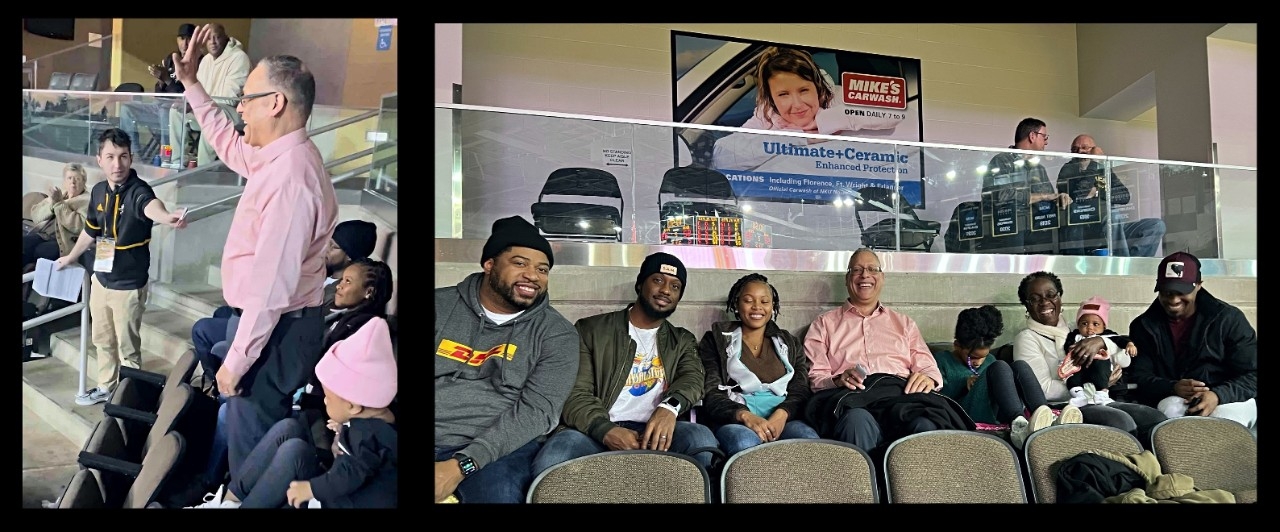 Ron Mosby at NKU basketball game