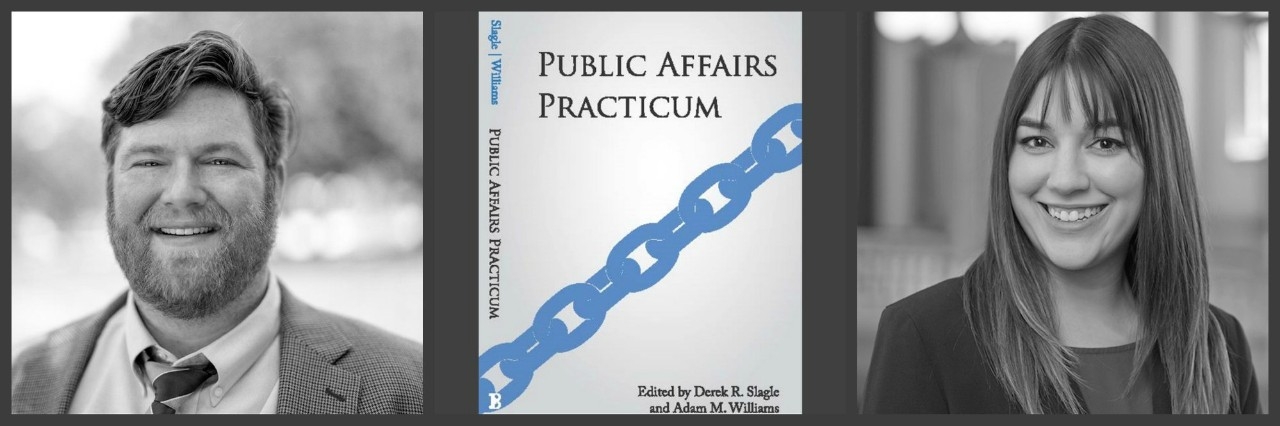 Darrin Wilson, cover of the Public Affairs Journal and Rosie Polter headshots