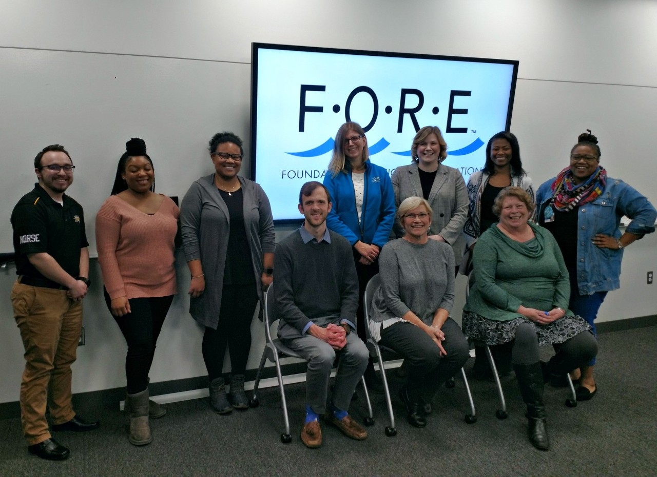 PAD 621 class photo in classroom