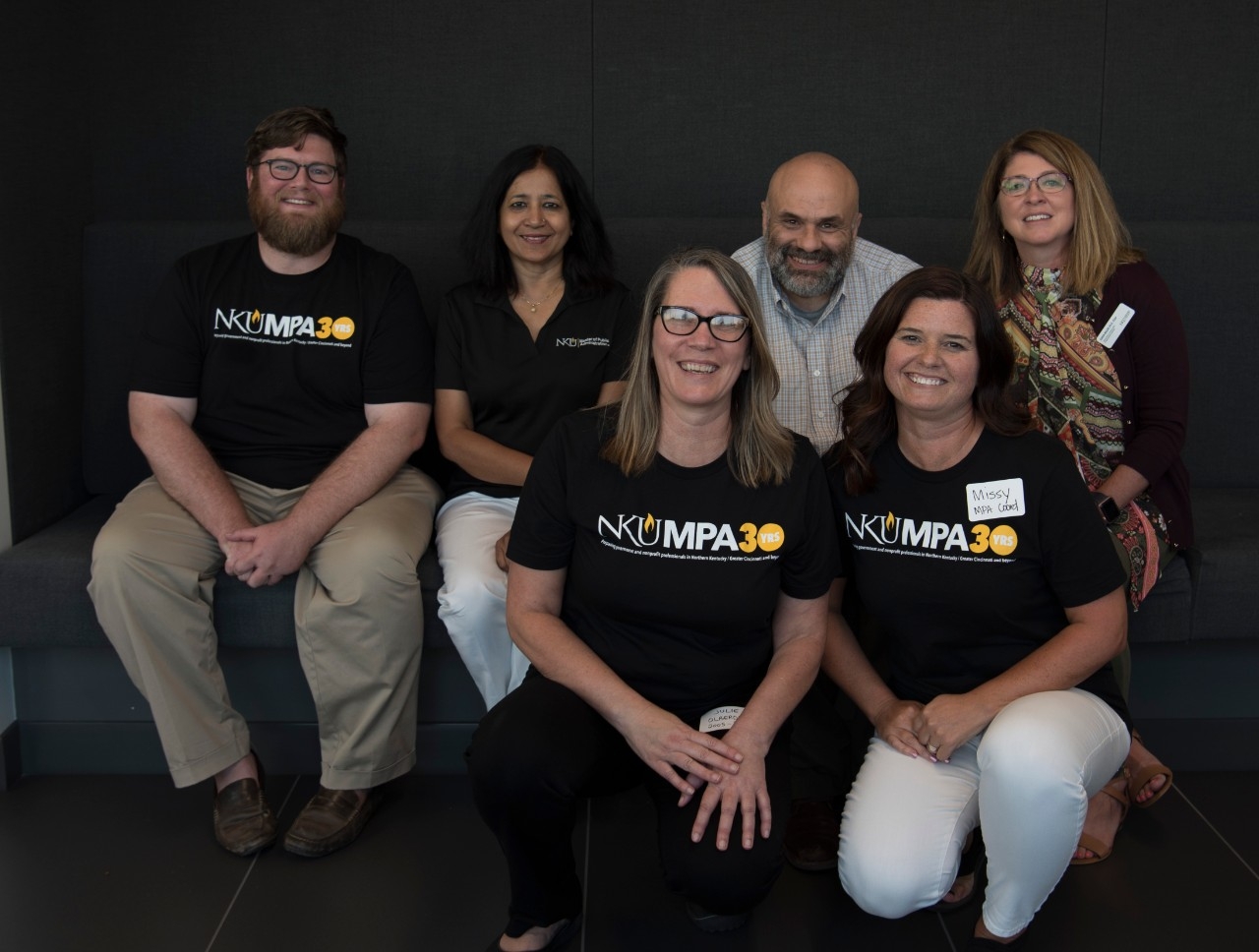 MPA Faculty in 30th Anniversary shirts