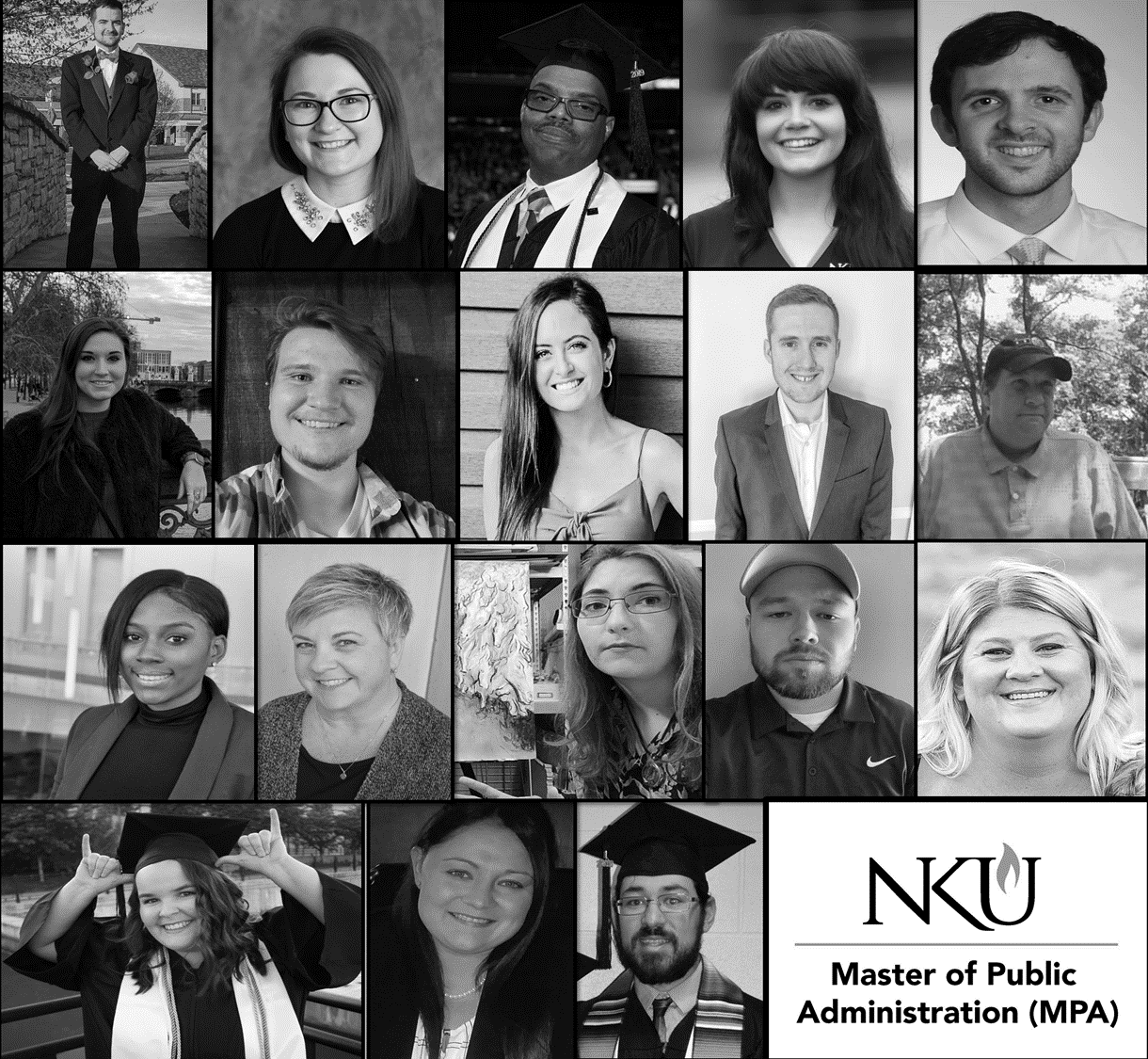 headshots of 2020 MPA class collage