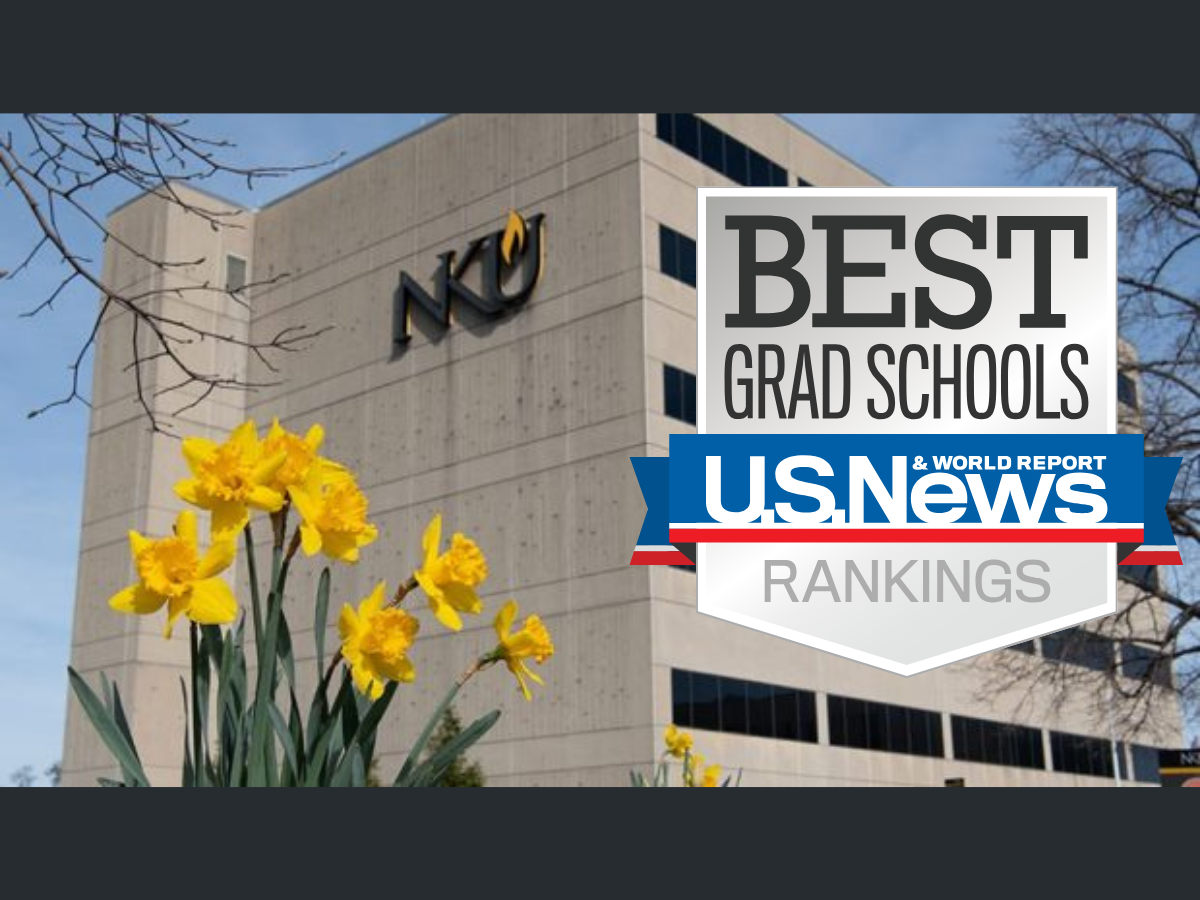 NKU building with US News World Report logo