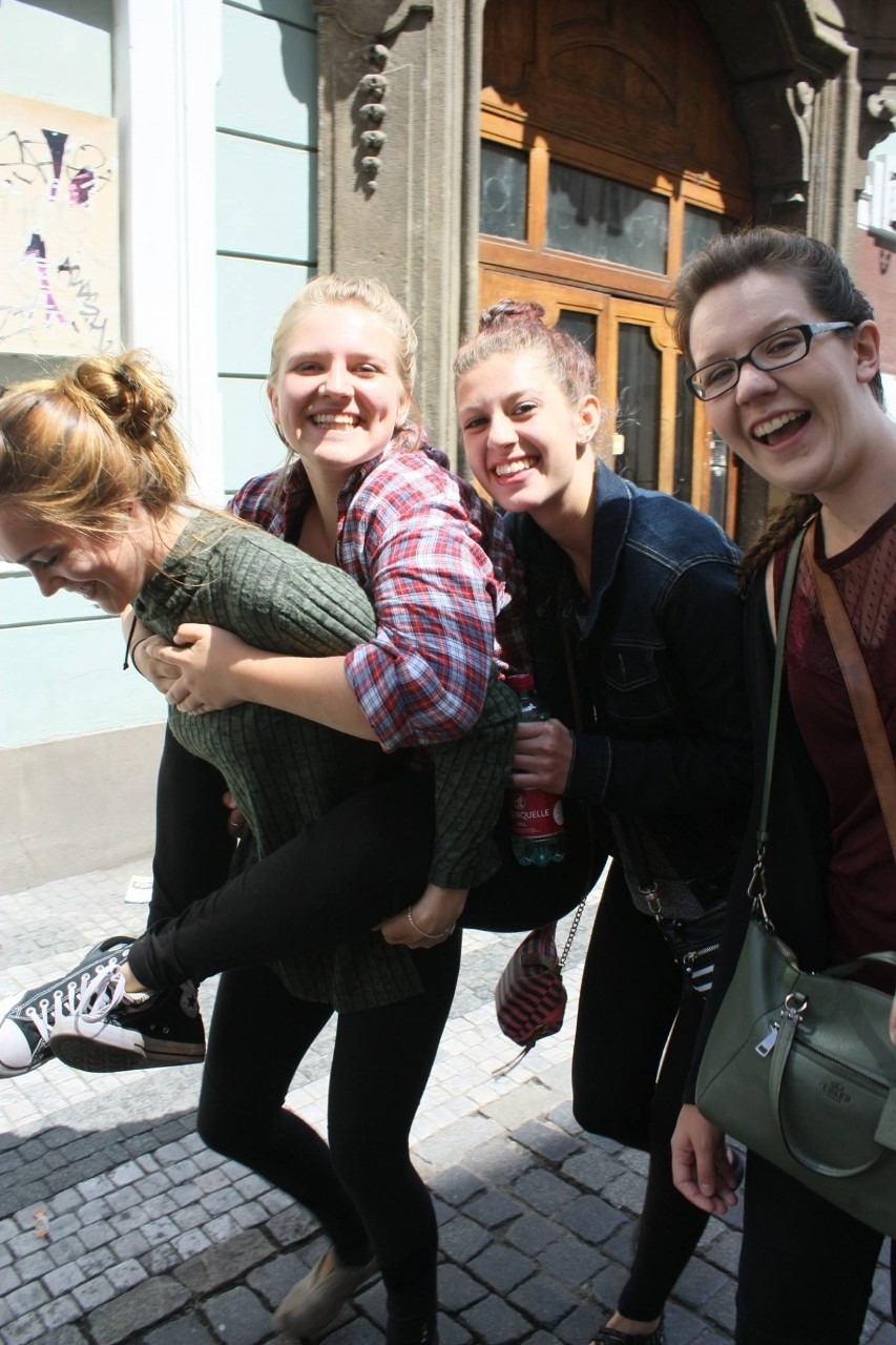 Students studying abroad in Germany