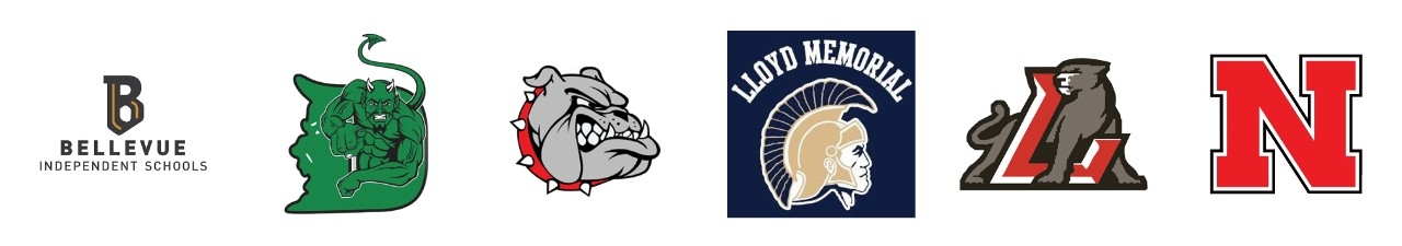 Schools logos that are part of the River City Promise Program