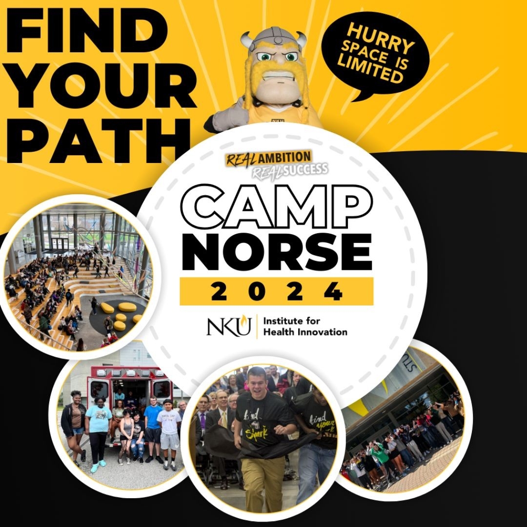 Join the adventure at Camp Norse, where students in grades 6-12 explore in-demand careers and college life! With over 400 campers from June 17 to August 16, our day and overnight camps offer engaging interactions with NKU faculty, immersive activities, - 1