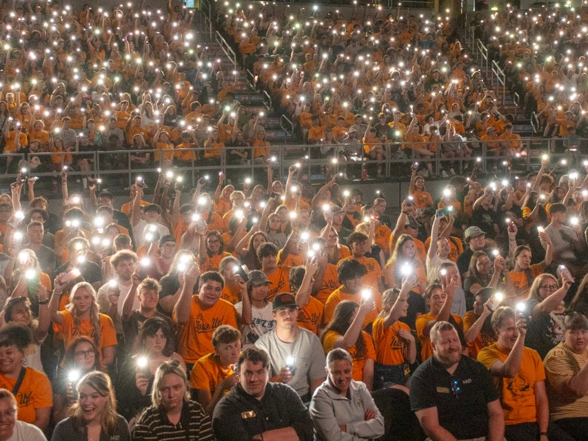 Victor at NKU Night at the Reds