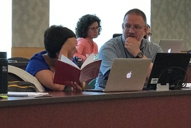 Two Ambassadors at Faculty Summer Institute
