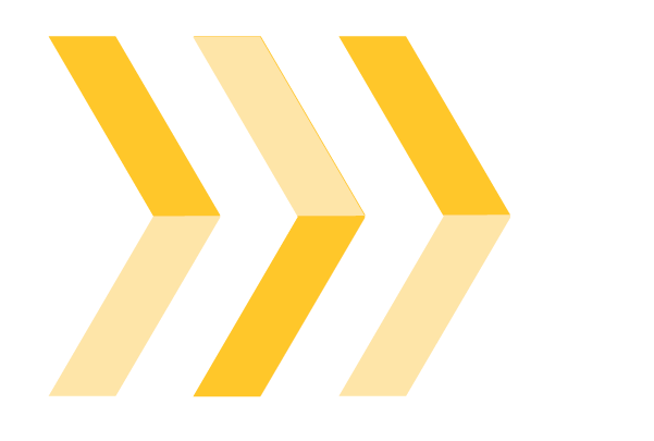 Three golden chevrons