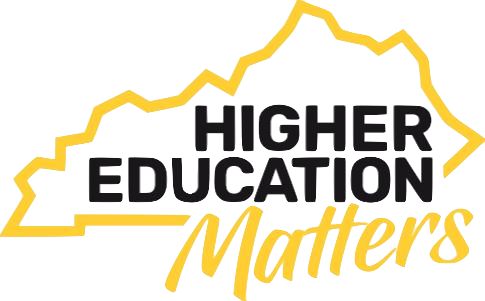 Higher Education Matters with Kentucky state outline