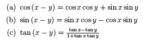 tan(x-y) = (tanx-tany)/(1+tanxtany)