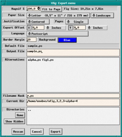 [Export Panel]