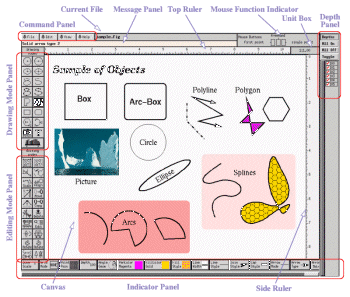 [Screen image of xfig]